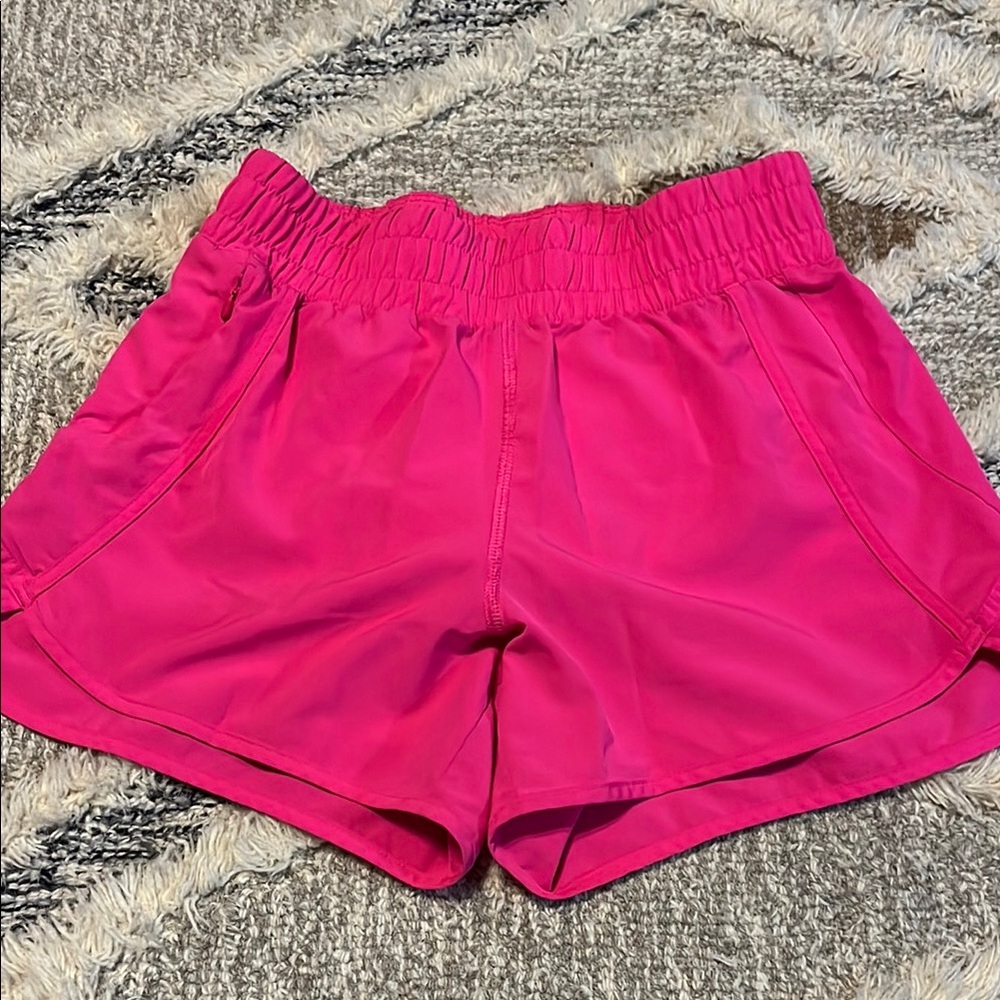 Avia Pink Athletic Shorts with Elastic Waistband